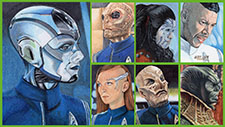 Star Trek Sketch cards